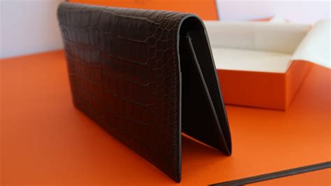 hermes crocodile mens wallet|hermes alligator wallet crocodile.